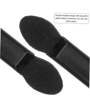 FOYTOKI 100pcs Women Eyeshadow Brush Small Eyeshadow Blending Brush Eye Makeup Sponge Makeup Brushes Black - Buy Online on SooperMarket.com