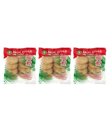 X.O Palm Sugar Blocks (Dua Duong) 500g Great for Asian and Global Cuisine (Pack of 3) by CNMART