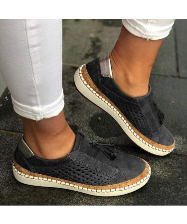 Buy Women's Safety Shoes & Comfort Sneakers | Blue White Elegant Orthopedic Options - Perfect for Work & Heel Spur Relief - Buy Online on SooperMarket.com