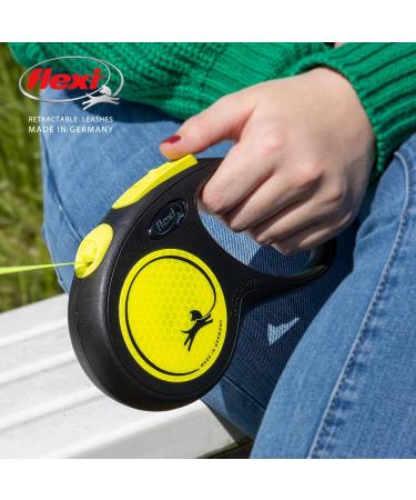 Buy FLEXI Leash 3m XS - Black/Neon Yellow | International Shipping Available - Buy Online on SooperMarket.com