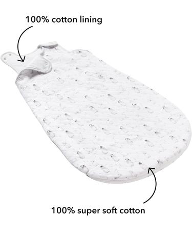 Nuby Penguin Design 2.5 Tog Sleeping Bag | For Babies 6-18 Months | White - Buy Online on SooperMarket.com