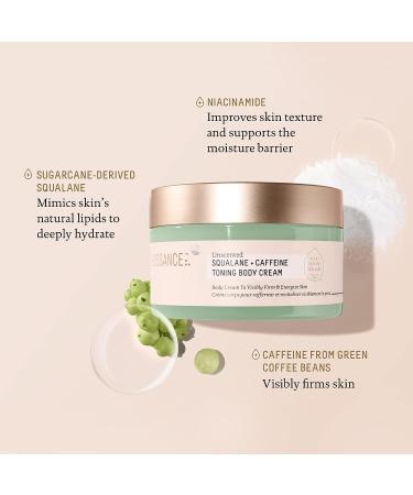 Biossance Squalane + Caffeine Toning Body Cream - Firming and Nourishing Formula with Caffeine and Niacinamide (6.7 oz) - Buy Online on SooperMarket.com
