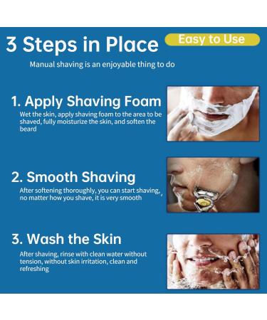 Upgrade 7-Blade Razor for Men - Precision Trimmer & Dual Lubrication | 1 Handle + 12 Refills for Ultimate Comfort - Shop Internationally - Buy Online on SooperMarket.com