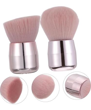 2pcs Mushroom Head Stucco Blush Brush Foundation Brush Mineral Brush Foundation Makeup - Buy Online on SooperMarket.com