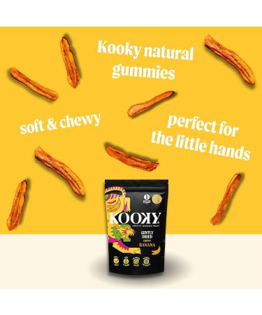 Kooky Gently Dried Banana Sharing Pack | No Added Sugar Dried Tropical Fruit Snacks for Kids and Adults | Food on The Go | Delicious Sugar-Free Healthy Snack | 380g - Buy Online on SooperMarket.com