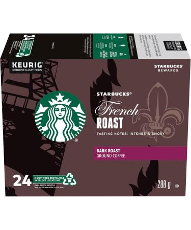Starbucks Pike Place Medium Roast Coffee Single Serve Keurig K-Cup Pods 24 Capsules & French Roast Dark Roast Coffee Single Serve Keurig K-Cup Pods 24 Capsules - Buy Online on SooperMarket.com