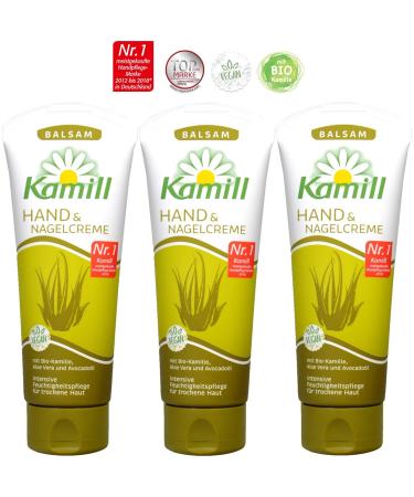 Kamill Hand & Nail Cream BALSAM 300 ml | BIO Chamomile Aloe Vera & Avocado Oil | Made in Germany - Hydrating & Nourishing Care - Buy Online on SooperMarket.com