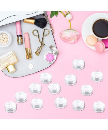 AMANMAN 100 pcs Empty 3ml Cream Doses - Travel-Friendly Screw Cap Containers for Cosmetics Lip Balm and Cream Samples - Buy Online on SooperMarket.com