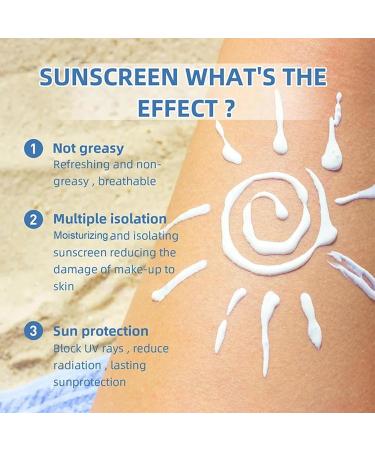 Hyaluronic Acid Body Sunscreen SPF 50 | Hydrating Water-Resistant Lotion for Face & Body | Moisturizing Sunscreen Moisturizer - Buy Online on SooperMarket.com