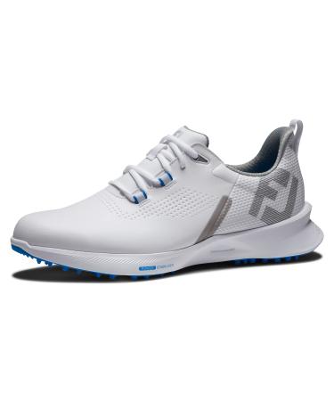 Footjoy Men's Fuel Golf Shoe 44.5 EU White White Orange