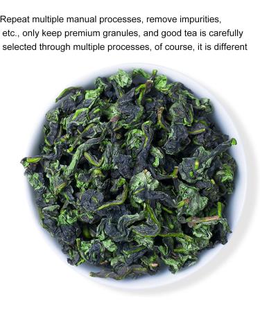 Handpicked Tie Guan Yin Tea Leaves and Floral Fragrance Loose Leaf Tea Premium Tie Guan Yin Oolong Tea  - Buy Online on SooperMarket.com