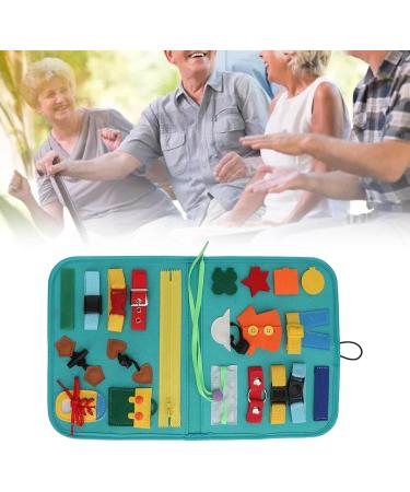 Fidget Blanket for Alzheimer Patients Anxiety Relief Autistic Dementia Sensory Pad - Buy Online on SooperMarket.com