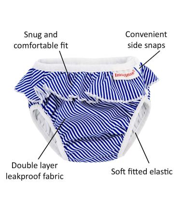 Buy Imsevimse Unisex Baby Swim Diaper IMSE1144 - Eco-Friendly Reusable Perfect for Swim Class & Beach Fun - Buy Online on SooperMarket.com