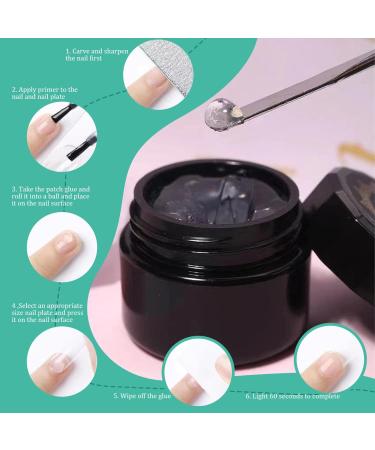 Solid Nail Gel Glue 10ml Press on Nail Glue for Soft Gel Nail Tips Clear DIY Nail Glue Gel for Home Nail Glue for Acrylic Nails Fake Nails 1pc - Buy Online on SooperMarket.com