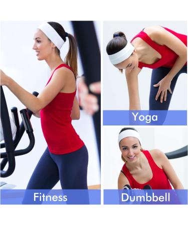 Sularpek Headband 3Pack Unisex Headbands for Women s Hair 7.5cm Stretchy Fabric Headband Breathable Hair Band for Sweat-Wicking Stretchy Head Band for Doing Workout Yoga Makeup Running - Buy Online on SooperMarket.com