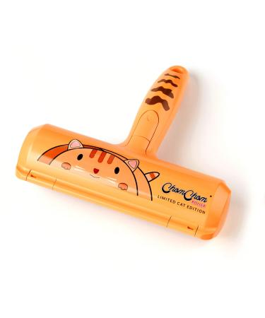 ChomChom Pet Hair Remover - Reusable Cat Hair Remover for Furniture, Couch, Carpet, Car Seats and Bedding - Portable, Multi-Surface Lint Roller in Limited Cat Edition