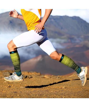 Hi Clasmix Graduated Compression Socks for Women&Men Wide Calf Comfort Best for Circulation Pregnancy Nurse Running Travel 01-5 Pairs Colorful Stripes Large-X-Large - Buy Online on SooperMarket.com