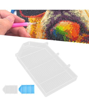 Bead Sorting Trays Diamond DIY Tools | Paint Mixing Trays for Kids & Students | Classroom Art Craft Plastic Pallet (Transparent) - Buy Online on SooperMarket.com