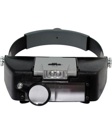SE MH1047L Illuminated Bino Head Magnifier 3 Lens Powers: 1.6X 1.6X 4X - Buy Online on SooperMarket.com