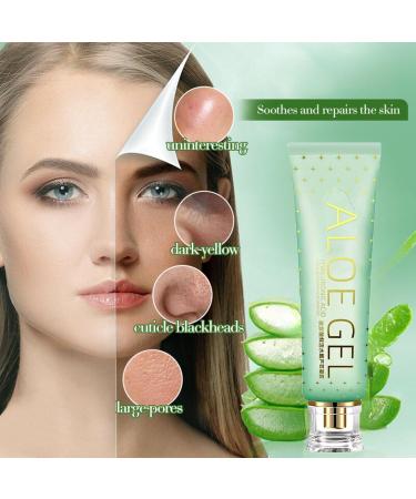 Natural Aloe Vera Gel for Face Pure Aloe Vera Gel Aloevera Gel for Skin Soothing Aloe Vera Face Gel for Women & Men Aloe Vera After Sun Body Face Care for Sunburn Repair Scars Restoring 160g - Buy Online on SooperMarket.com