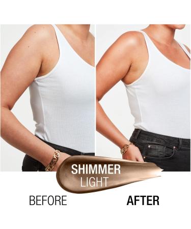 Manhattan Sunshimmer Instant Tan Shimmer Light for Flawless Tan with Up to 24 Hours Hold 125ml - Buy Online on SooperMarket.com