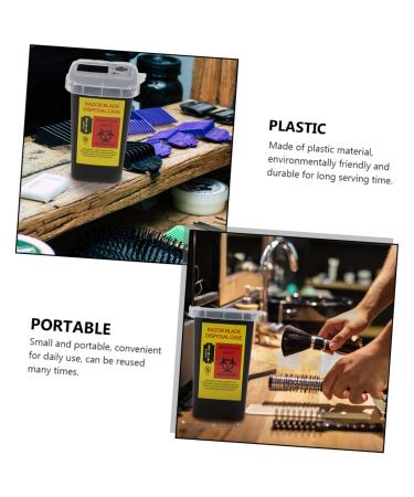 Beavorty 6 STK Klinge Storage Box - Sharp Disposal Container for Razor & Cutter - Break-Recycling Case for Shaving & Plastic Trash - Buy Online on SooperMarket.com