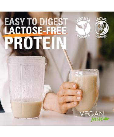 Keto Protein Powder with 10g MCT Per Scoop Dairy & Sugar Free 1g Net Carb Helps Ketosis Chocolate Flavour Lactose Free Plant Based Keto Protein Powder by Vegan Pure - 411g - Buy Online on SooperMarket.com