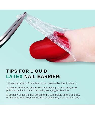 LOUINSTIC Quick Gel Polish Remover Kit - 3-5 Minute Nail Polish Removal with Peel Off Latex Tape Barrier - Buy Online on SooperMarket.com