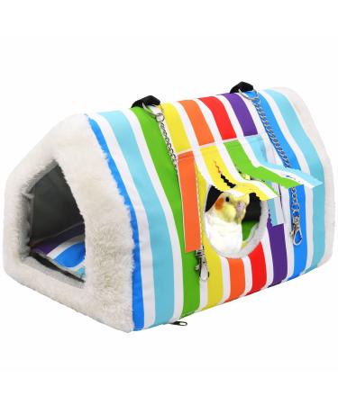 LIMIO Bird Nest for Cage Bird Bed Hammock Bird Cage Accessories House for Parrot Parakeet Cockatiels Budgies Lovebird