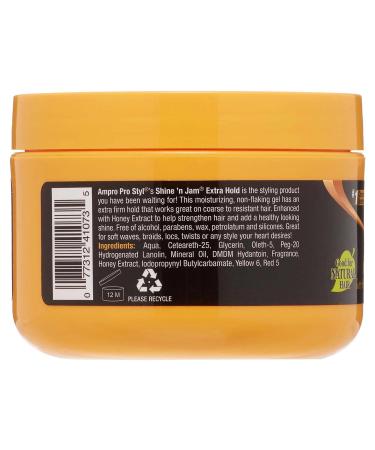Ampro Shine 'N Jam Extra Hold Conditioning Gel 8oz - Clean Scent (Pack of 1) - Buy Online on SooperMarket.com
