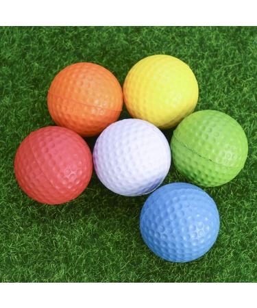 VANZACK Flexible Practice Golf Balls - 6 Pack PU Golfballs for Indoor and Outdoor Training - Buy Online on SooperMarket.com