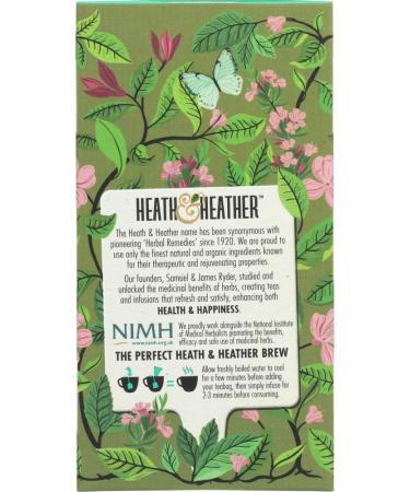 HEATH & HEATHER Organic Moroccan Mint Green Tea - 20 Count | Refreshing & Natural - Buy Online on SooperMarket.com