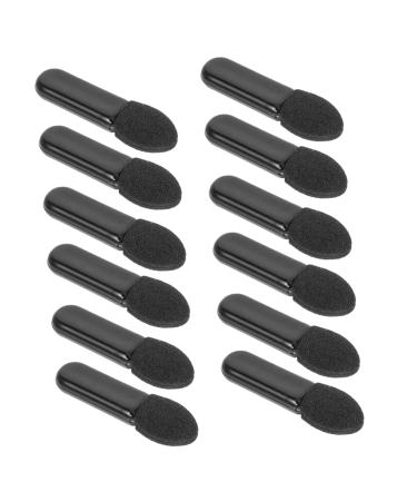 Baluue 400 Pcs Mini Eyeshadow Swab Eyelash Spoolie Mini Lip Brush Eyelash Applicator Lip Balm Brush Plastic