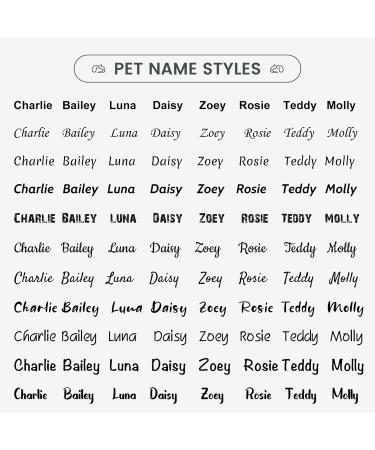ID Tags for Dogs Cats - YEHANTI Personalised Dog Tag Engraved Stainless Steel Dog Tags Cat Tags for Pets with Various Cute and Beautiful Icons ID Name Tags for Dog Doggy Cat Kitten Heart - Buy Online on SooperMarket.com