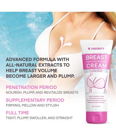 Breast Enhancement Cream - Natural Formula for Growth & Enlargement | Lift, Firm & Tighten Naturally - Buy Online on SooperMarket.com