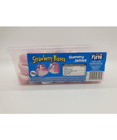 Strawberry Kisses FINI Gummy Jellies Soft and Chewy Gummy sweets 1kg By Limitless Essentials