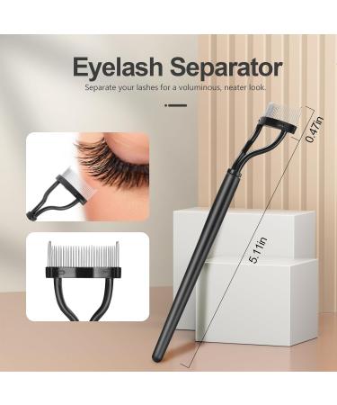 SWEET VIEW Professional Eye Makeup Tools Set - Eyelash Comb Separator Brow Brush & Curler for Perfect Lashes - International Shipping - Buy Online on SooperMarket.com