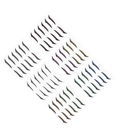 Cat Eye Makeup Double Eyelid Sticker: 36 Reusable Eyeliner and Lash Enhancer Stickers - Buy Online on SooperMarket.com