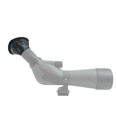 Alpine Innovations SpotSlicker Bandit - Water-Resistant Spotting Scope Eyeshield to Block Glare and Reduce Eye-Strain, One Size Fits All - Stealth Shadow