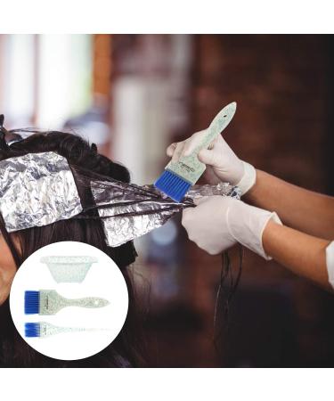 Minkissy Highlight Hair Brush Tint Bowls Set Hair Dye Brush and Bowl Set Professional Hair Dye Kit Salon Hair Coloring Dyeing Kit Tint Tool (Blue) Hair Color Brush Hair Dyeing Bowl - Buy Online on SooperMarket.com