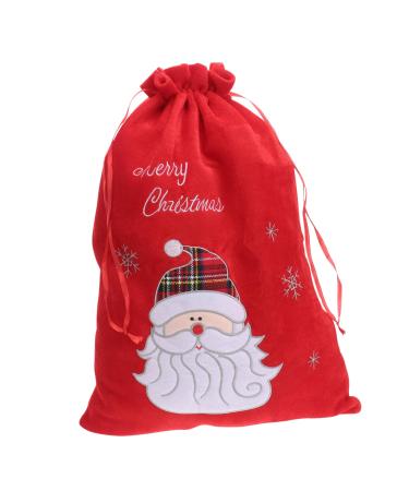 KOMBIUDA 1pc Christmas Bag Santa Bag Santa Claus Present Bag Santas Bags Bag Snack Bag Candy