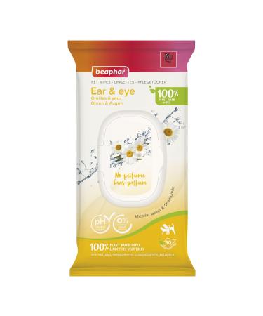 Beaphar Ear & Eye Wipes for Dogs and Cats 30 pieces
