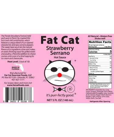 Fat Cat Strawberry Sauce - Buy Online on SooperMarket.com