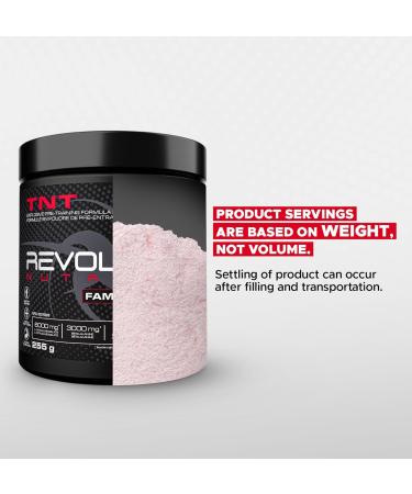 Revolution Nutrition TNT Pre-Workout Powder Pumps & Strength Extreme Intensity Hyper Concentrate Citrulline Malate 2:1 Beta Alanine Agmatine Sulfate Caffeine For Men & Women 255g 30 Servings (Sour Cherry Blast 0.56 Pound) - Buy Online on SooperMarket.com