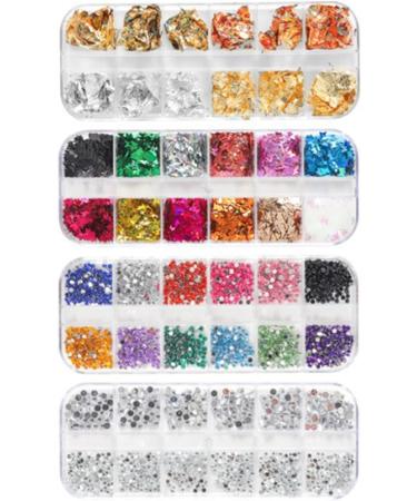 Topyond Complete Nail Art Tool Set with Double Head Rhinestone Drill Pen Nail Brushes and DIY Manicure Painting Accessories - Buy Online on SooperMarket.com