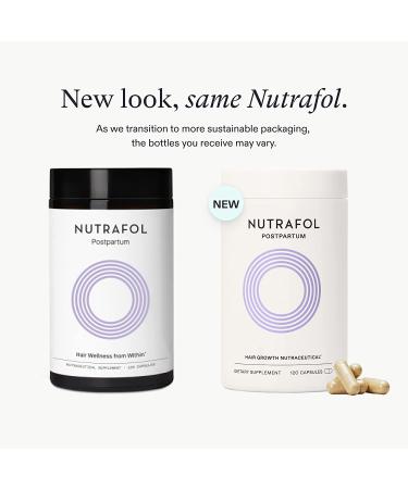 Nutrafol Postpartum Hair Growth Supplement for Thicker, Stronger Hair - Breastfeeding-friendly Ingredients - 1-Month Supply (120 Count) - Buy Online on SooperMarket.com