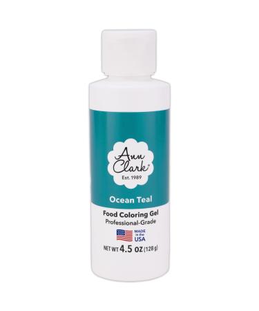 Ann Clark Ocean Teal Food Coloring Gel Large 4.5 oz Professional Grade Made in USA
