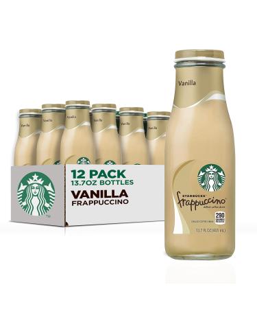 Starbucks Frappuccino Coffee Drink, Vanilla, 13.7 Fl Oz (Pack of 12)
