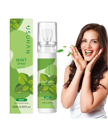 Oral Breath Spray - 20ml Fresheners Mouth Spray for Dry Mouth - Breath Freshener and Breath Treatments Portable Small Oral Care Health Spray Puchen Mint Flavor