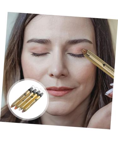 MUSISALY 4pcs Highlighter Eyeshadow Pencil Glitter Eye Shadow Metallic Eyeshadow Girl Makeup Supplies Plastic - Buy Online on SooperMarket.com